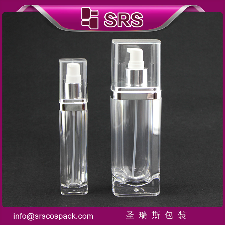 L051 double wall acrylic pump lotion 15ml 30ml 60ml 120ml bottle 